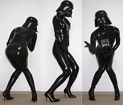 Darth Vader fetish chick