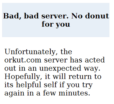 Bad, bad server